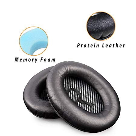 Replacement Earpad Cushions Compatible Bose QuietComfort15 QC2 QC15 QC25 QC35 AE2, AE2i, AE2 Wireless, AE2-W, SoundTrue, SoundLink (Around-Ear Only) Headphones (Style5)