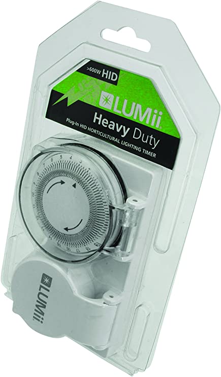 LUMII 24 Hour Heavy Duty Timer with UK Plug
