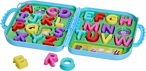 Peppa Pig Peppa’s Alphabet Case, ABC Toys, Puzzle Preschool Toys for 3 Year Olds and Up