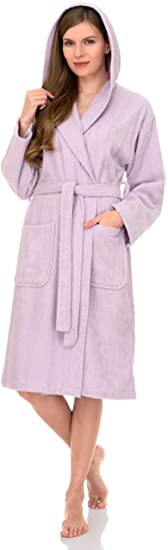 TowelSelections Women’s Hooded Robe, Turkish Cotton Terry Cloth Bathrobe