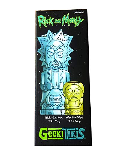 Rick And Morty Geeki Tiki Set Loot Crate DX Exclusive Brand New Never Opened