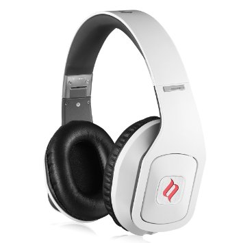 Noontec Hammo S Over Ear Headphone For Audiophile Sound High Definition Audio The Newest Votrik HD500 50mm Drivers Exclusive SCCB Acoustic Technology Foldable and Incredibly Comfortable Wearing (White)