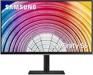 Samsung LS24A600NAUXXU 24" S60A QHD ViewFinity Monitor - 2560x1440, IPS, Displayport, HDMI, USB Hub, Height Adjust