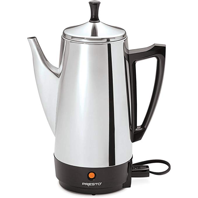 Presto 12-Cup Stainless Steel Coffeemaker