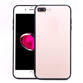 EUNOMIA Candy Color Soft Frame Clear Hard Back Ultra Thin Slim Phone Case Cover For Apple - Black For Apple iPhone 6/ 6S