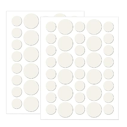 Pimple Patch Hydrocolloid, Pimple Patches, 36 Acne Patches, Acne Plaster, Pimple Acne Patch Plaster in Two Sizes: 24 x 12 mm Diameter and 48 x 0.8 mm Diameter