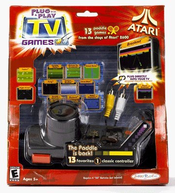Atari Paddle TV Game 13 In 1 , Breakout,Night Driver,Po