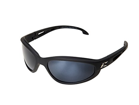 Edge Eyewear TSM21-G15-7 Dakura Polarized Safety Glasses, Black with G-15 Mirror Lens