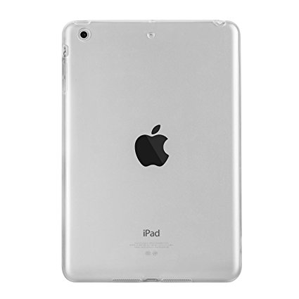 iPad mini 2/3 case,Veking Clear GRIP Flexible Soft Transparent TPU Shockproof Rubber Back Cover for iPad mini 2/3-Clear