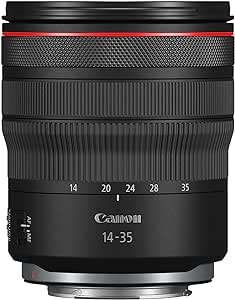 Canon Objektiv RF 14-35mm F4 L IS USM Makroobjektiv (2,5 x Zoom, Nano USM AF, Ultra Weitwinkel, 5 Stufen Bildstabilisator, ASC, SuperSpectra, SWC Vergütung, Staub- und Spritzwasserschutz) schwarz