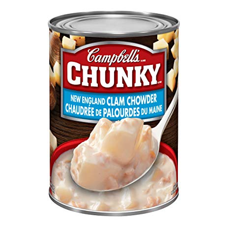 Campbell's Chunky New England Clam Chowder Soup, 540 ml