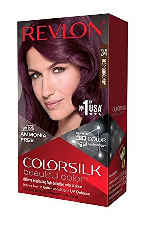 Revlon ColorSilk Haircolor, Deep Burgundy, 1 Count