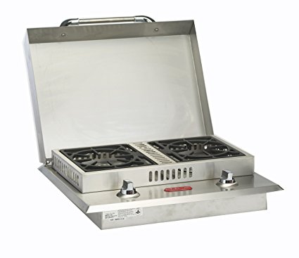 Bull Outdoor Products 60099 Stainless Steel Double Side Burner, Natural Gas