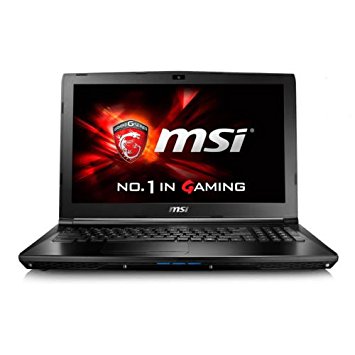 MSI Computer GL62 6QF-1446 MSI 15.6" Core i7-6700HQ 8GB DDR4 1TB HDD Win 10 Gaming Laptop Computer, Black