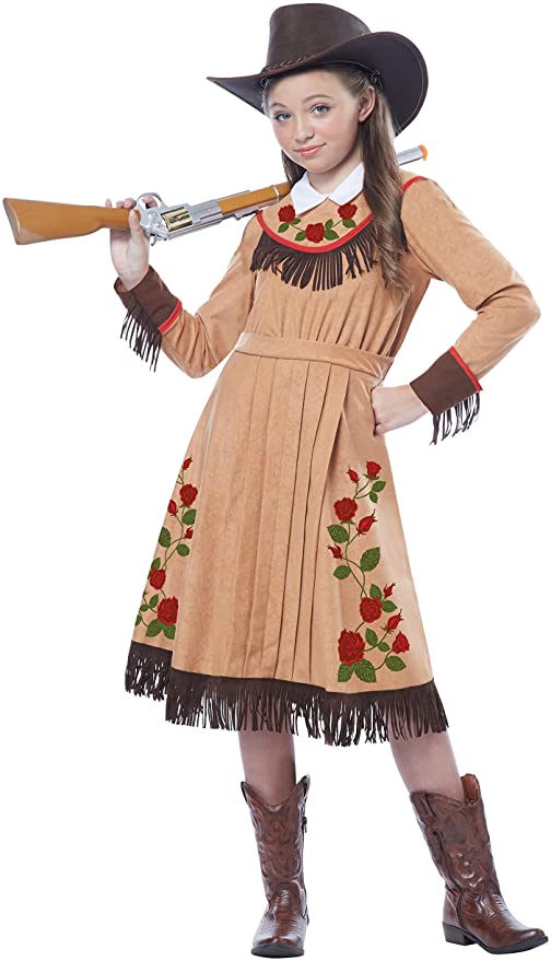 California Costumes Cowgirl/Annie Oakley Girl Costume, One Color, Medium