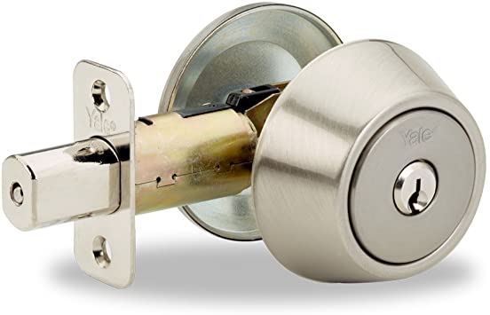 YH Collection Deadbolt Single Cylinder in Satin Nickel