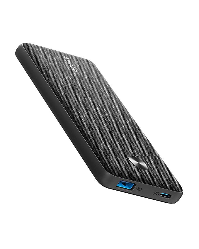 Anker PowerCore Metro Slim 10000 PD, 10000mAh Portable Charger USB-C Power Delivery (18W) Power Bank for iPhone 11/11 Pro / 11 Pro Max / 8 / X/XS/XR, S10, Pixel 3, iPad Pro 2018, and More