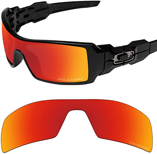 Tintart Performance Lenses Compatible with Oakley Oil Rig Polarized Etched