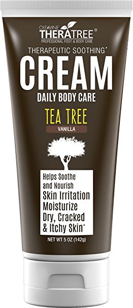 Therapeutic Soothing Cream – Fast Relief for Dry Skin, Eczema, Psoriasis, Itchy Skin or Sun Damage. Non-Greasy Daily Moisturizer. Natural Skincare Lotion for Body – Vanilla
