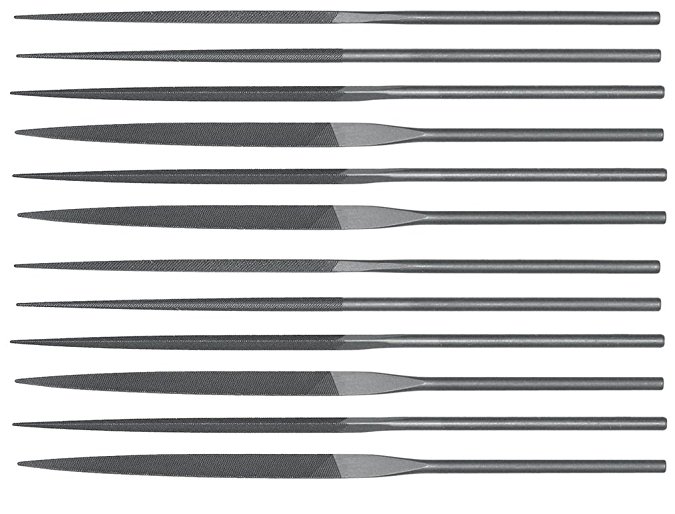 Teborg Swiss Pattern Needle Files Assorted Set of 12 Fine