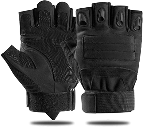 Touch Screen Army Military Tactical Gloves Combat Hard Knuckle Full  Finger/Fingerless