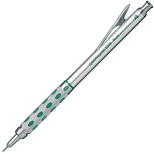 Pentel Graph Gear 1000 Mechanical Drafting Pencil 0.4mm Green (PG1014)