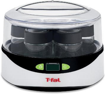 T-fal YG232 Balanced Living Yogurt Maker with LCD Timer, White