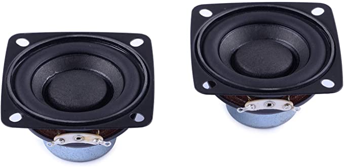 Cylewet 2Pcs 2inch 4Ohm 10W Full Range Audio Speaker Stereo Woofer Loudspeaker for Arduino (Pack of 2) CYT1116