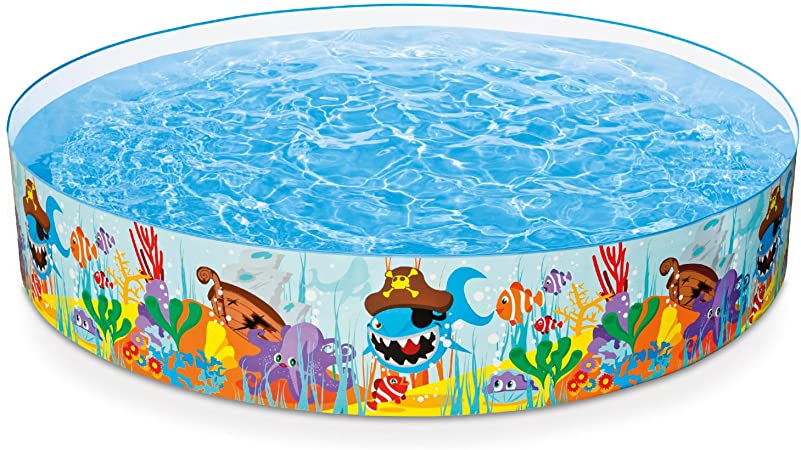 Intex Ocean Reef Snapset Inflatable Pool, 8' X 18", for Ages 3