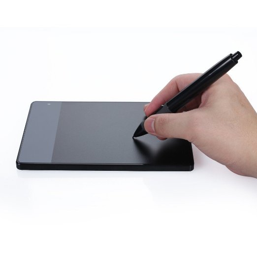 Huion Digital Stylus Design Tablet Game Pad 420 Black for Signature or OSU