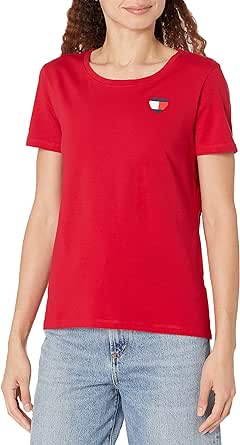 Tommy Hilfiger Women's Crew Neck Logo Tee