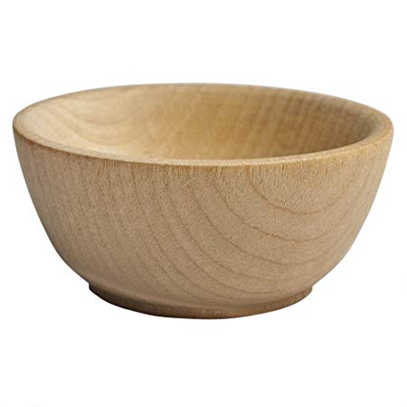 Wooden Bowl / Condiment Cups