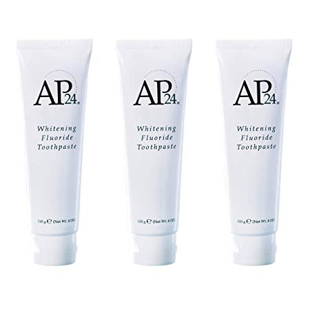 Nu Skin CMbCci Ap 24 Whitening Fluoride Toothpaste, 4 oz, 3 Pack