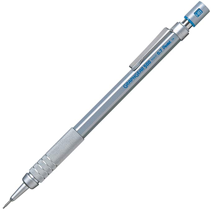 Pentel Mechanical Pencil, Graph Gear 500, for Draft, 0.7mm (PG517)