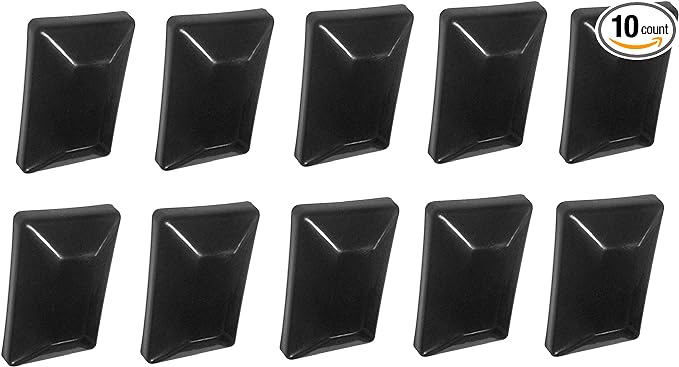 JSP Manufacturing Black 4x6 Fence Post Caps (3-5/8"x 5-5/8") Fits Treated Posts 4 x 6 Nominal Fence Post Caps Made in USA Multi-Pack Wholesale Bulk Pricing Black