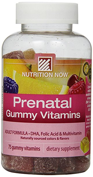 Nutrition Now Prenatal Gummy Vitamins, 75 Count