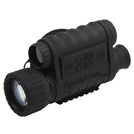 Bestguarder 6x50mm HD Digital Night Vision Monocular with 15 inch TFT LCD and Camera and Camcorder Function Takes 5mp Photo and 720p Video from 350m Distance for Hunting and Scouting Game  Security and Surveillance  Camping Fun  Exploring Caves  Nighttime Navigation  Night Fishing and Boating  Wildlife Observation  Search and Rescue  Nighttime Show Golf  Hiking  Bird Watching  Scenery