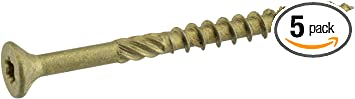 Hillman 42481 Power Pro Premium Exterior Wood Screw, 9 X 2 1/2-Inch, pack of 1 (50ps)