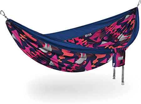 ENO, Eagles Nest Outfitters DoubleNest Print Lightweight Camping Hammock, 1 to 2 Person
