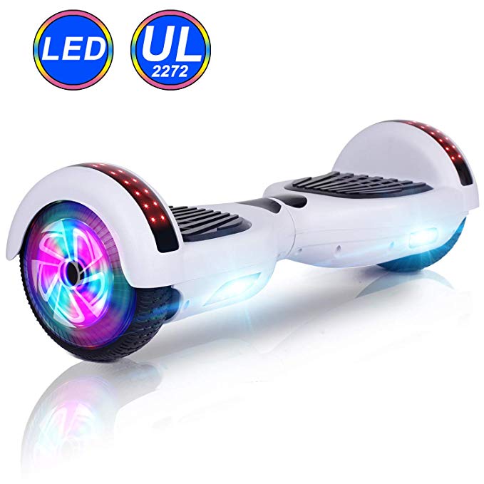CBD Hoverboard for Kids, 6.5" Electric Self Balancing Scooter, Hoverboard with Bluetooth Speaker and LED Lights, UL 2272 Certified Hover Board