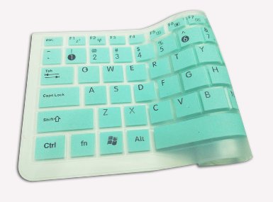 Casiii Asus Keyboard Cover for ASUS 15.6 Inch F555LA F555UA F556UA GL552VW K501UX Laptop And Many More, Vine Voice Reviewed, Silicon Skin 15.6 Must Have Covers laptop ( Turquoise Blue)