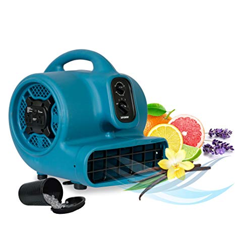 XPOWER P-450AT 1/3 HP Freshen Aire Scented Air Mover with Timer & Daisy Chain