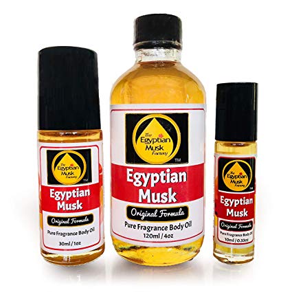 Egyptian Musk Oil, Choose from Roll On to 1oz - 4oz Glass Bottle, by WagsMarket - The Egyptian Musk Factory™ (4oz Glass Bottle)