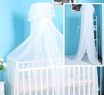 Pesp® Baby Infant Kid's Toddler Bed Dome Cots Mosquito Netting Covering Bugs Bed Net Mosquito Bar Frame Palace-style Crib Bedding Set