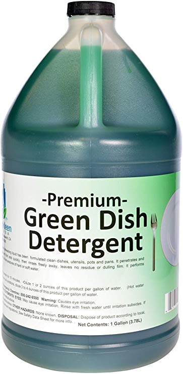 Simply Kleen USA Professional Kitchen Commercial Hand Dish Detergent Pot and Pan Soap Liquid Concentrated Light or Heavy Use, 1 Gallon