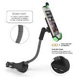 Car Mount Omgar Car Smartphone Holder with Dual USB Port Charger With Over Charge and Over Current Protection
