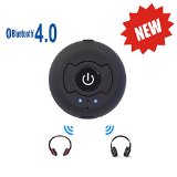 New eranton Portable Bluetooth 40 A2dp Audio srereo Transmitter Support Two Devices Simultaneously for Tv Pc Cd Player Ipod Kindle Fire Mp3mp4 Etc