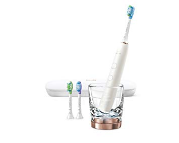 Philips Sonicare Diamond Clean Smart Electric Rechargeable Toothbrush for Complete Oral Care, 9300 Series - HX9903/61, Rose Gold, 2.31 Pound