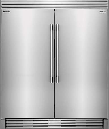 Frigidaire PROFESSIONAL Stainless Steel Refrigerator Freezer Combo & Trim FPRU19F8RF FPFU19F8RF TRIMKITEZ2