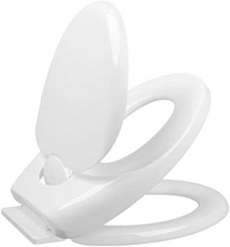 Double Toilet Seat Heavy Duty Soft Closed Front with Cover Family Child Seats